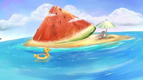 海边吃瓜群众介绍,吃瓜群众的欢乐时光